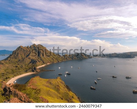 Stunning panorama of Padar Island, Labuan Bajo, Indonesia captured in a picture