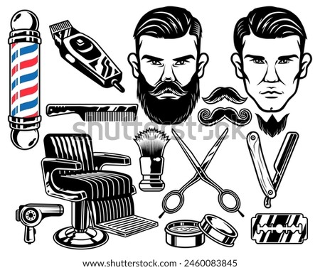 Barbershop Vector Art, Icons, and Graphics