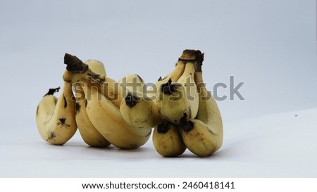 Close up picture of banana . Banaan stock images . Banana photography.
