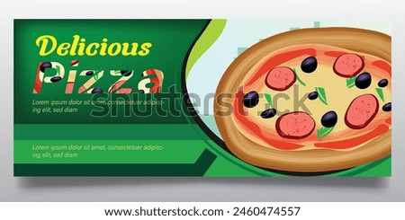 Fast food and pizza banner Design