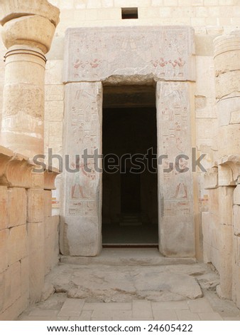 The Karnak temple pictured near Luxor in Egypt.