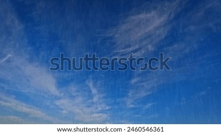 shower rain on sky with clouds - beautiful weather backdrop - photo of nature