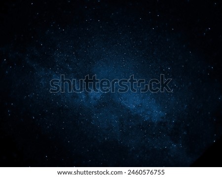 Photo of the starry sky and the constellation of the Milky Way