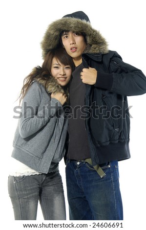 Loving young couple