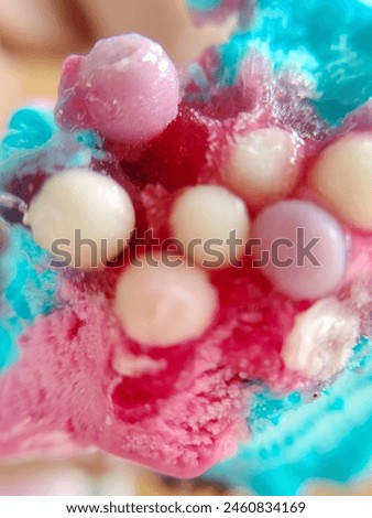 ice-cream ball pastel colour picture form mobile 
