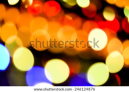 abstract background with bokeh defocused lights and bright bokeh