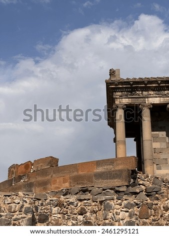 Garni Temple near Yerevan picture from the side