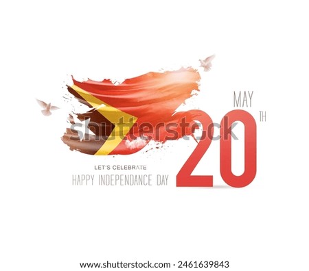 East Timor Independence day creative art