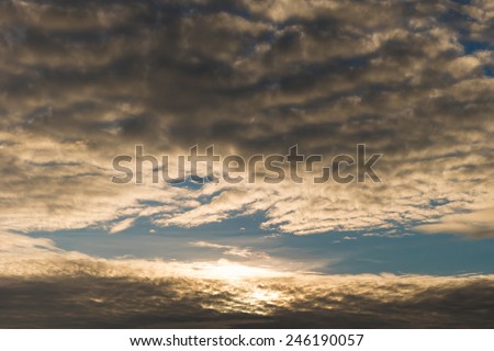 Sunrise sky background