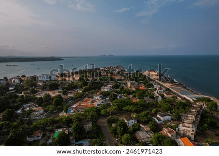Image of Sao Tome city, capital of Sao Tome Island🇸🇹 Royalty-Free Stock Photo #2461971423