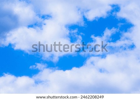 blue sky with cloud background. High quality photo