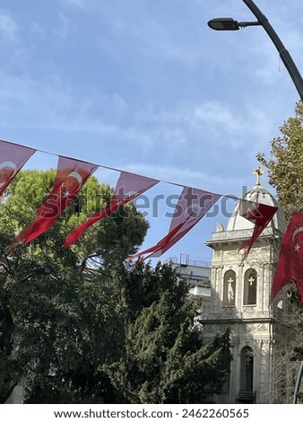 Beautiful view in Istanbul, TR Royalty-Free Stock Photo #2462260565