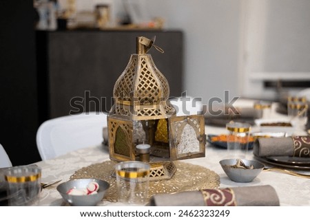 Table decor at henna party 