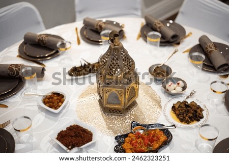 Table decor at henna party 