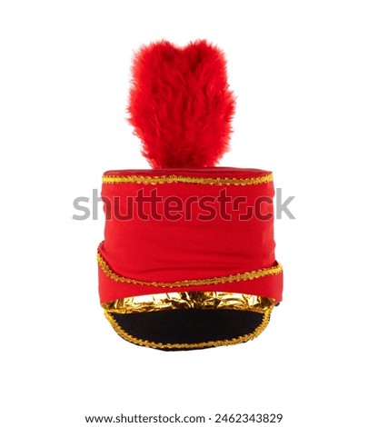 hussar cap isolated on white background