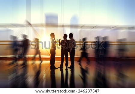Business People Meeting Seminar Corporate Office Concept
