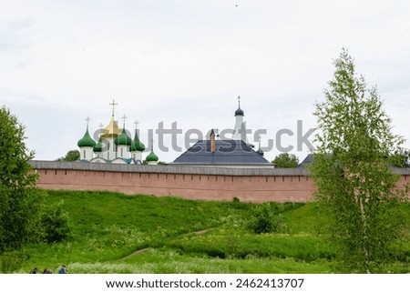 The Kremlin in the city of Suzdal on a trip to Russia in the summer.