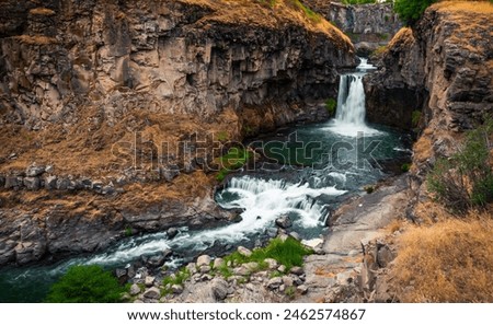 White River Falls in White River Falls State Park, near Maupin, Oregon