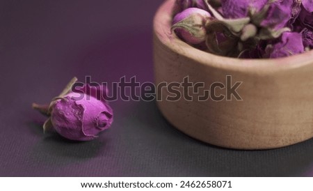 Rose bud background for food advertisement