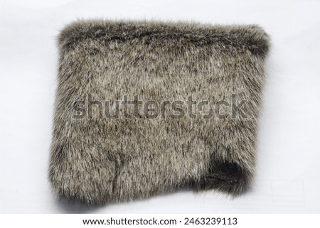 synthetic material for stuffed toys, synthetic fur in brown