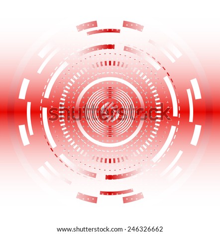 Abstract technology circles background
