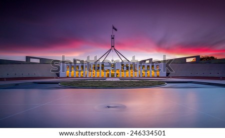 Parliament House Australia Royalty-Free Stock Photo #246334501