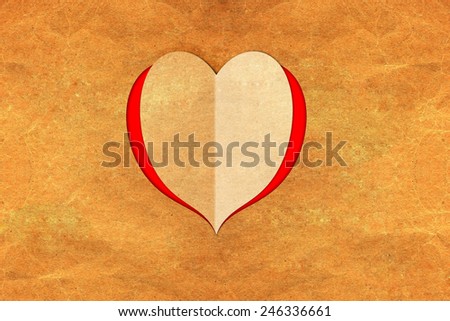 Valentines  paper hearts.