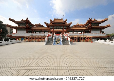 Thean Hou Kong Temple is a six-tiered temple of the Chinese sea goddess Mazu located in Kuala Lumpur, Malaysia