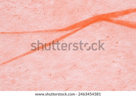 Red Japanese paper as background material