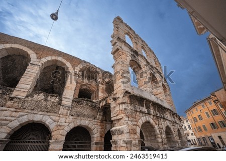 The Arena in Verona , Italy
