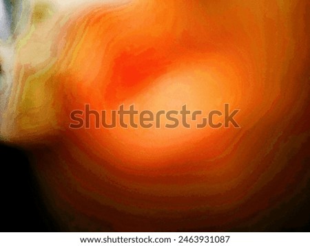 the texture twists and turns like dancing in light orange