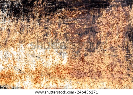 rusty vintage dark metallic iron horizontal background