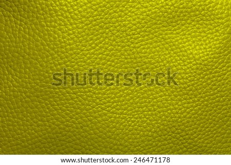 Close up photo of green color filtered leather surface texture style represent the surface background.