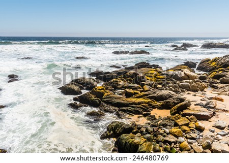 Coast of Chile of the Pacific Ocean