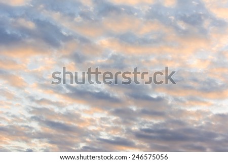 dramatic cloud over the sky with copyspace