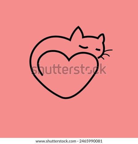 cute cat vector flat vector
