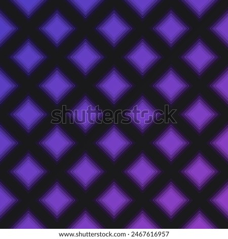 Pixel Art Gradient Purple and Pink Gradient Diamond Pattern on Dark Background
