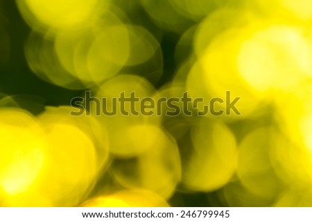 yellow bokeh background