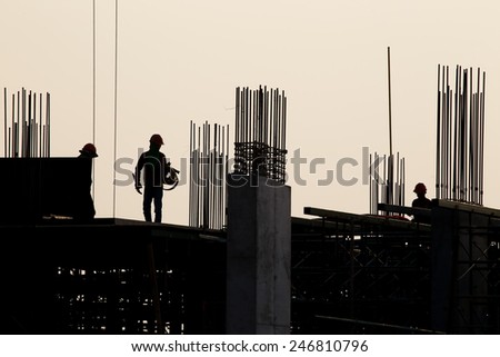 construction site workers
