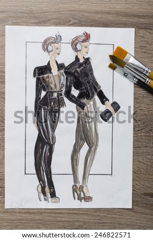 Fashion Design Sketch