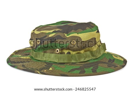 Military equipment - camouflage hat part of the battle attire of the armed forces