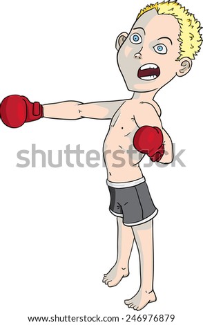 Punching kid
