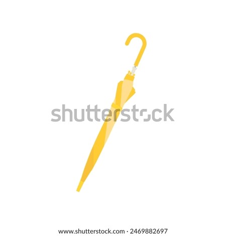 June Clip Arts Children's Yellow umbrella