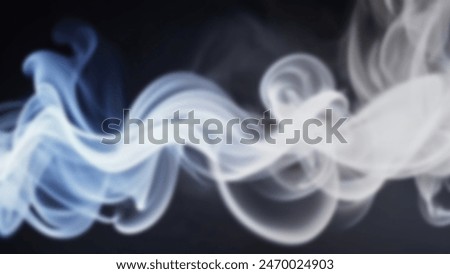 Defocus abstract blurred background of the white smoke