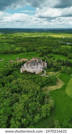 drone photo Bouchet castle france Europe