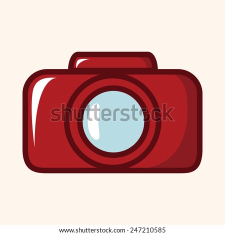 cartoon camera icon