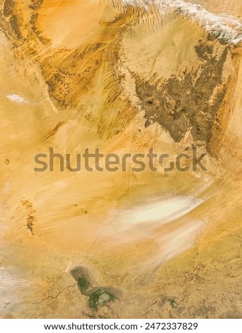 Bodele Depression Dust Storm. . Elements of this image furnished by NASA.