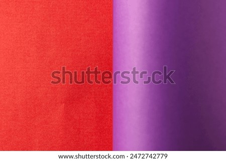 Paper texture. Colored paper. Two empty sheets of paper. Abstract background for creativity