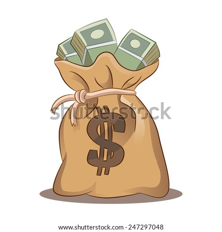 An image of a money bag.