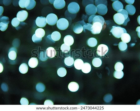 Abstract White and Blue Bokeh soft  Lights , out of focus circles of light for backgrounds 